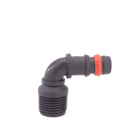 CODO GOTEO SEGURIDAD 16mm  R/M 1/2