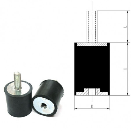 AMORTIGUADORES TH 25-15 (M-6)
