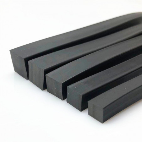 PERFIL RECTANGULAR  5x25 NEGRO "Outlet"