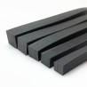 PERFIL RECTANGULAR  5x25 NEGRO "Outlet"