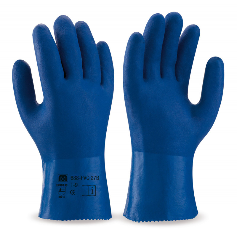 GUANTES P.V.C. 27 cms REF.7225