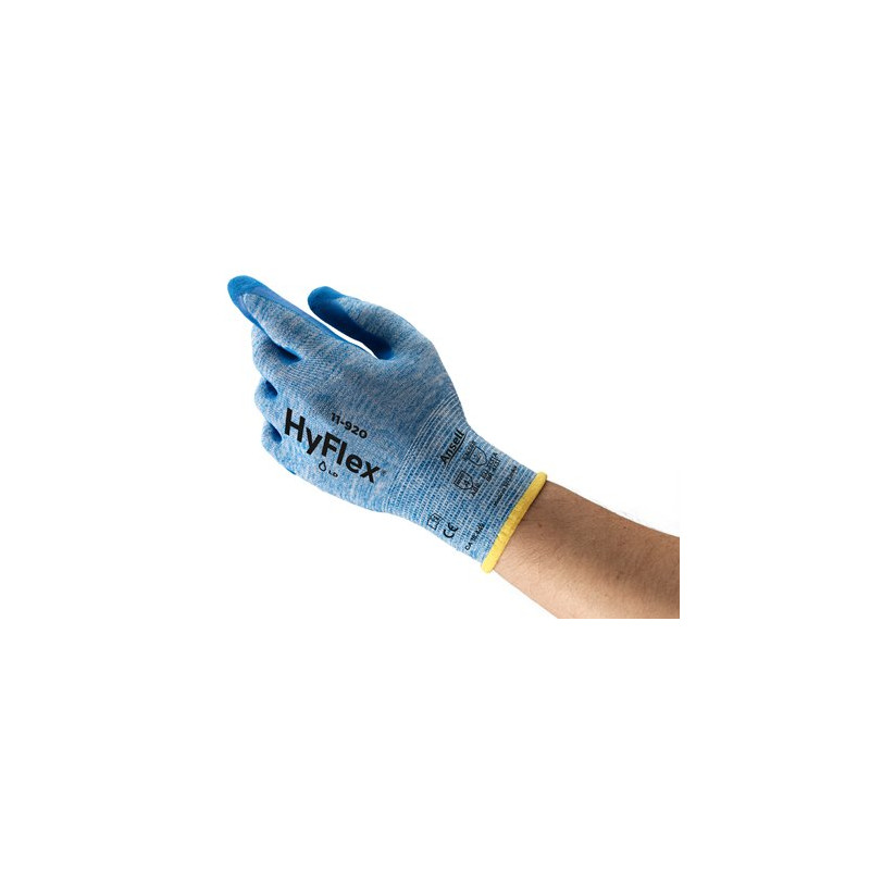 GUANTES HYFLEX AZUL 11-900 T-8 "Outlet"