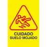 CARTEL PELIGRO SUELO MOJADO Ref.1043