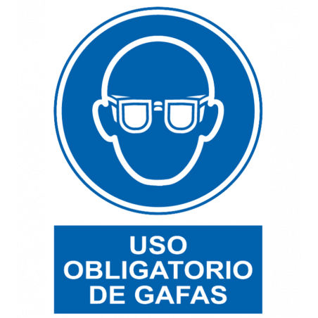 CARTEL OBLIGACION DE GAFAS Ref.1011