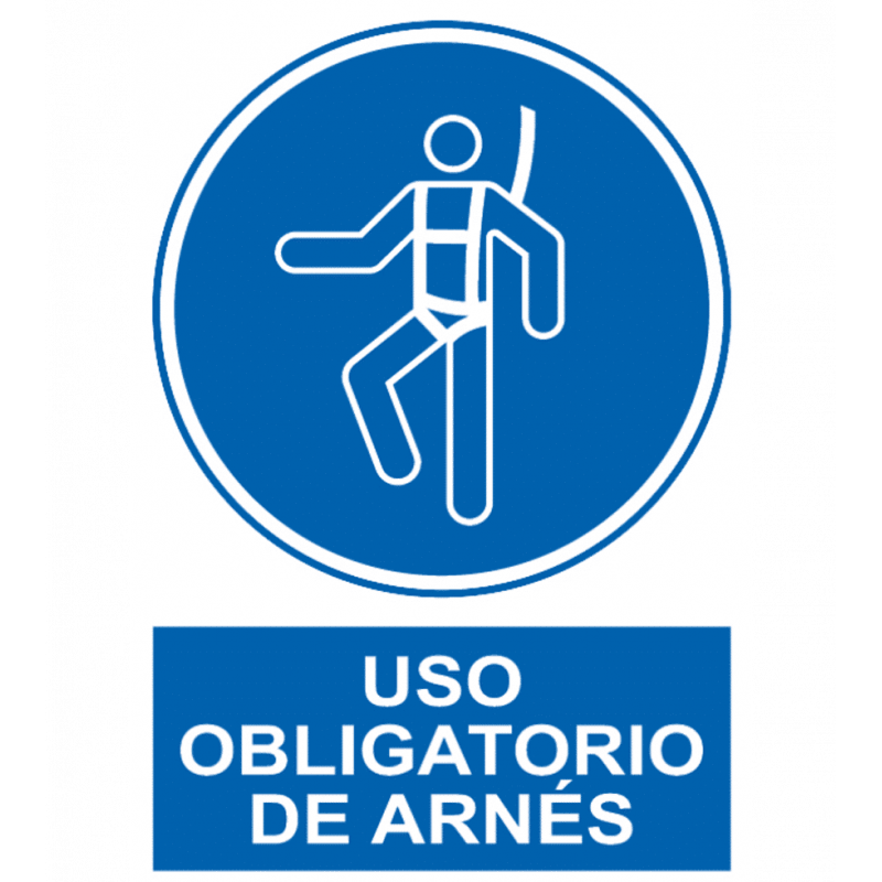 CARTEL OBLIGACION USO ARNES REF. 1017