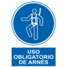 CARTEL OBLIGACION USO ARNES REF. 1017