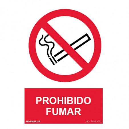 CARTEL PROHIBIDO FUMAR Ref.1021