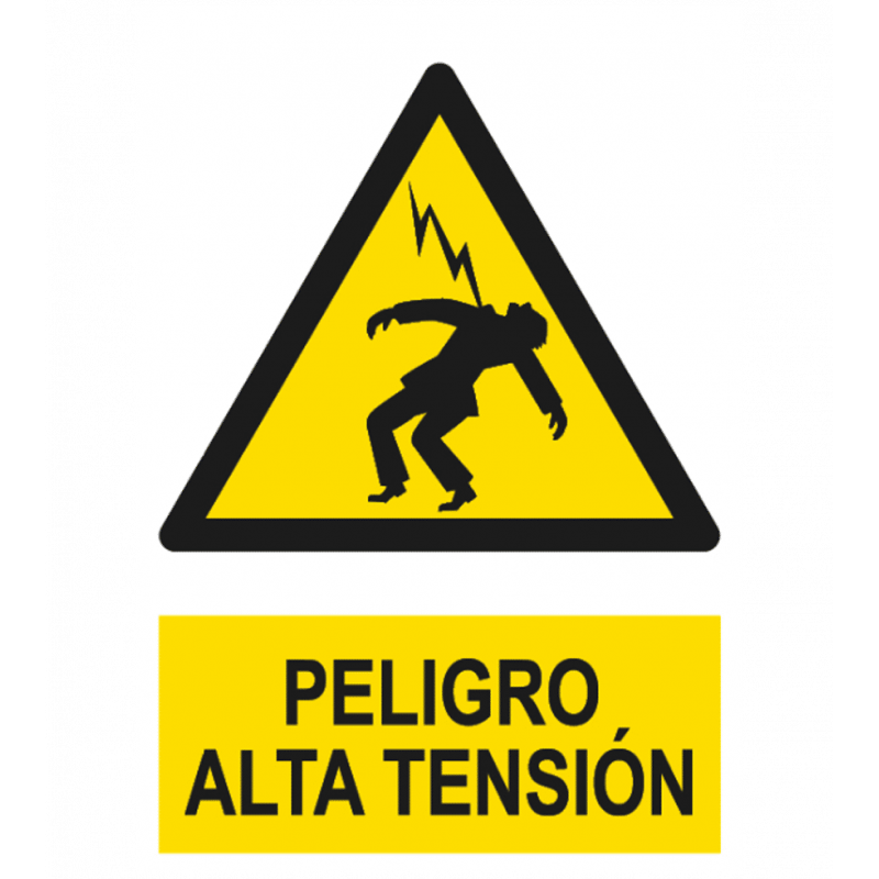 CARTEL PELIGRO ALTA TENSION REF.1023