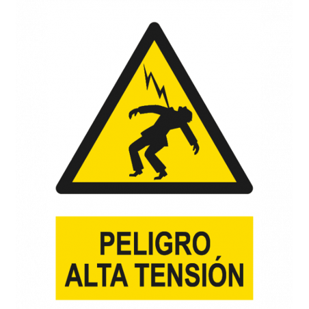 CARTEL PELIGRO ALTA TENSION REF.1023