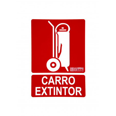 CARTEL CARRO EXTINTOR REF.1004