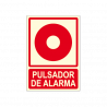 CARTEL PULSADOR ALARMA REF.1006