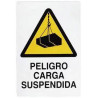 CARTEL PELIGRO CARGA SUSPEND. REF. 1036