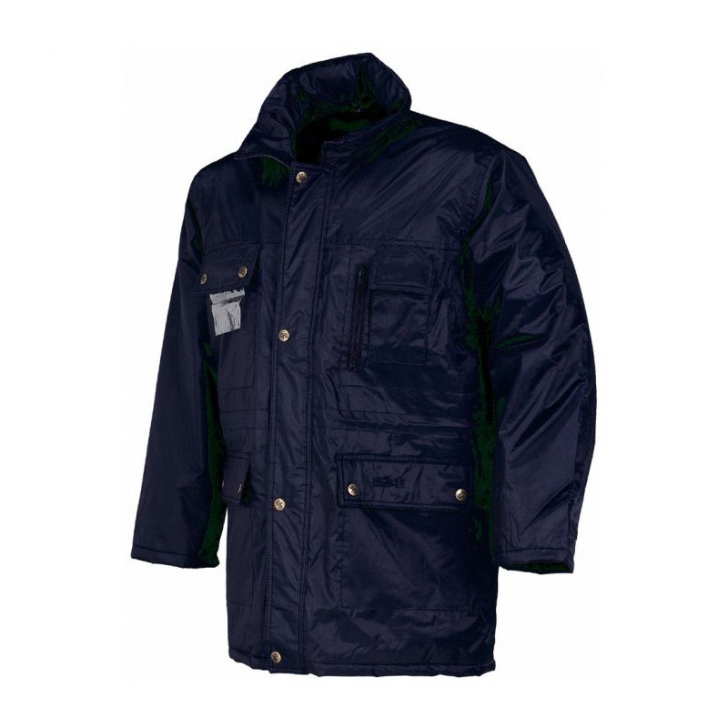 ABRIGO NYLON-AZUL T-XXL