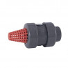 VALVULA PIE MUELLE PVC ENCOLAR 25