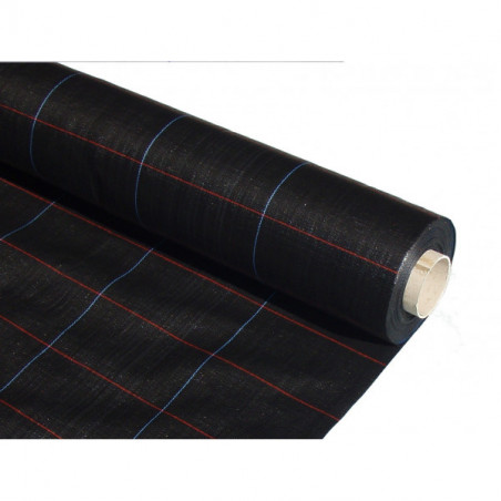 M2. MALLA SUELO ANTIHIERBA NEGRA 1.5x100m (110G/M2