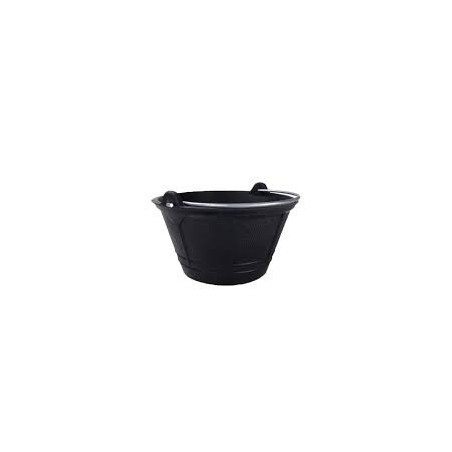 CUBO GOMA ITALIANO 10 L CON ASA METALICA
