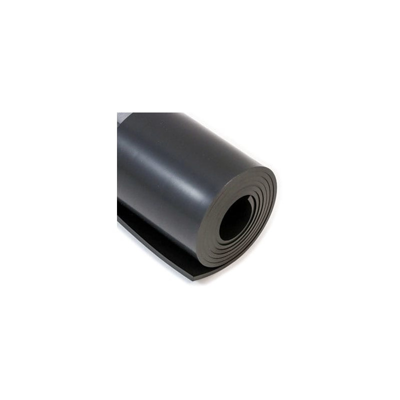 Kgs.GOMA C/LONA NEGRA  1mmx1000mm
