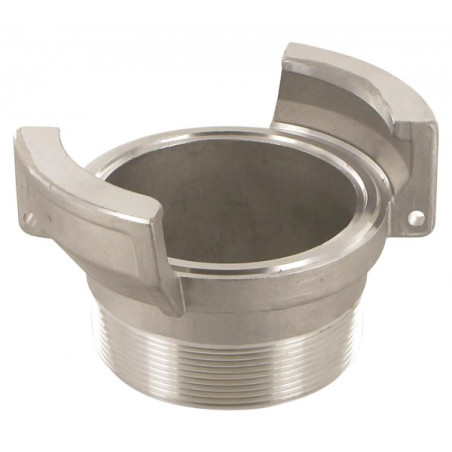 GUILLEMIN ALUMINIO MACHO SIN CIERRE 80 - 3"