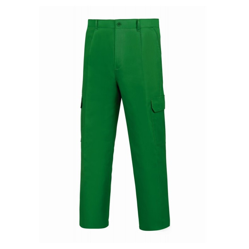 PANTALONES TERGAL VERDE T-58