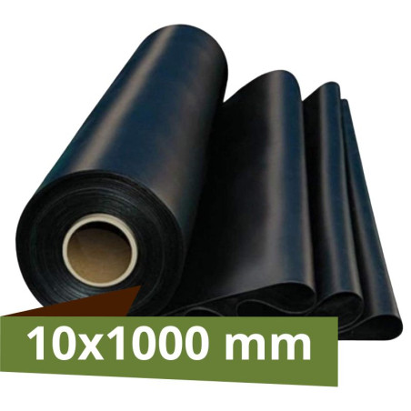Kgs.GOMA SOLA NEGRA 10mmx1000mm