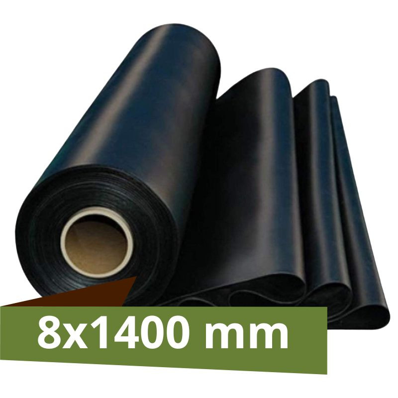 Kgs.GOMA SOLA NEGRA  8mmx1400mm