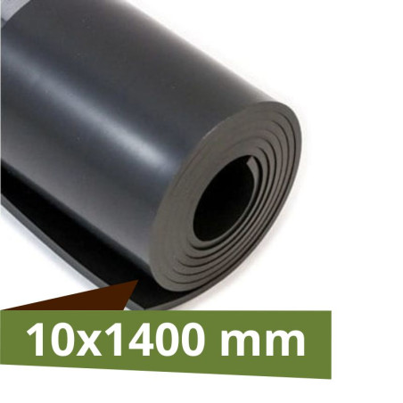 Kgs.GOMA C/LONA NEGRA 10mmx1400mm