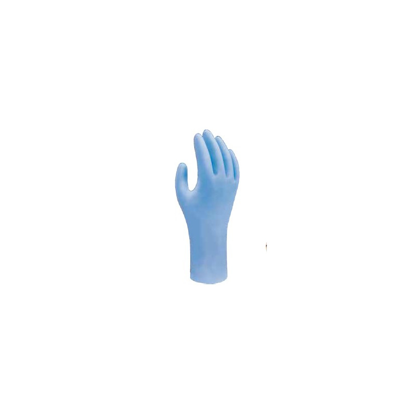 GUANTES NITRILO AZUL DESECHABLES (100 UDS) T-M