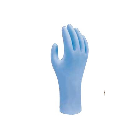 GUANTES NITRILO AZUL DESECHABLES (100 UDS) T-M