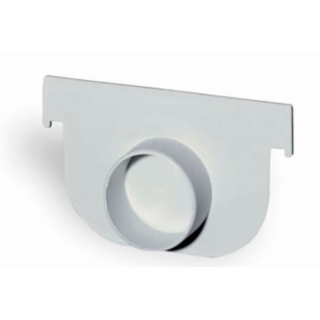 TAPA  C/SALIDA CANALON PP 130xH140mm