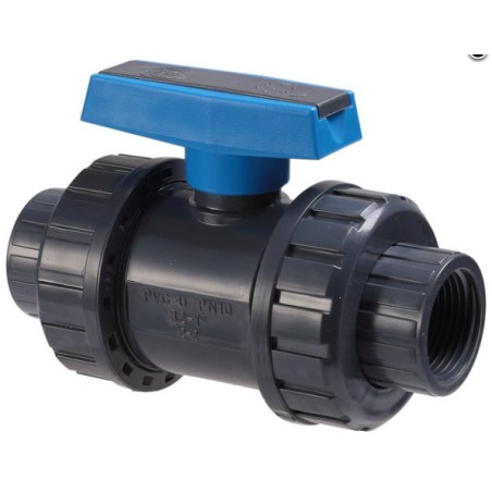 VALVULAS PVC ROSCAR 3/4"
