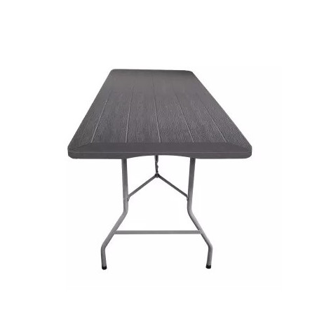 MESA PLEGABLE MARRON 180x70x74cm