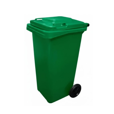 CONTENEDOR 360 L VERDE C/RUEDAS